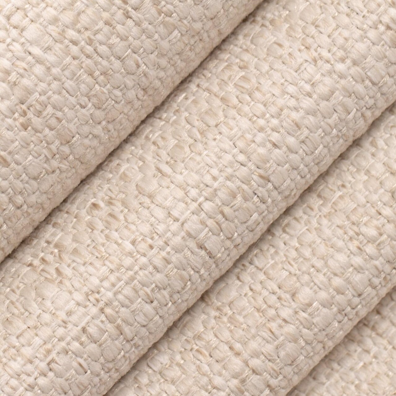 Natural Stain Resistant Performance Pet Friendly Texturedd Tweed Upholstery Fabric by The Yard - SKU: Copley Oyster